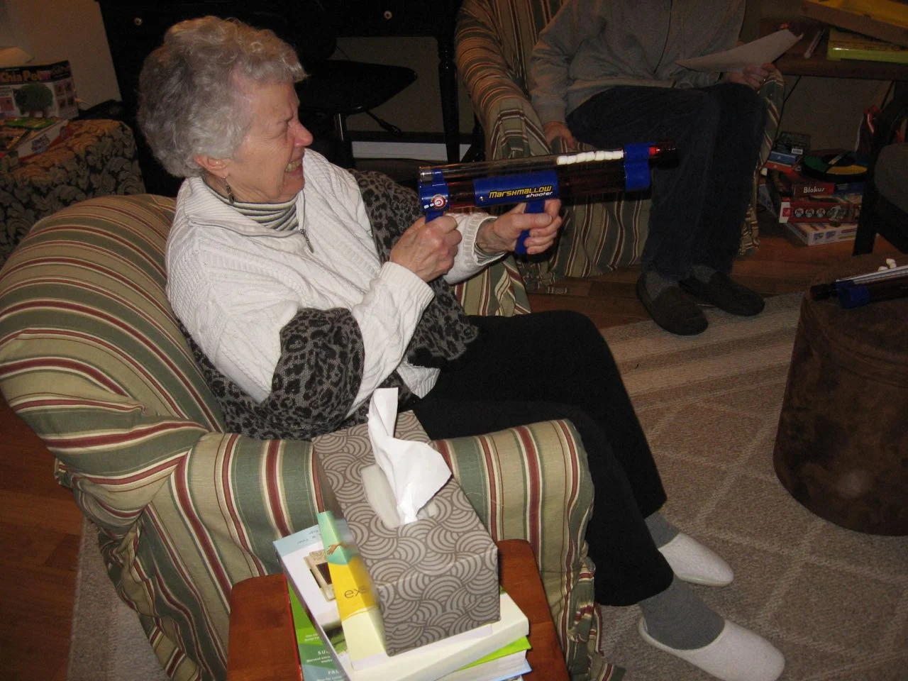 Marshmallow sniper