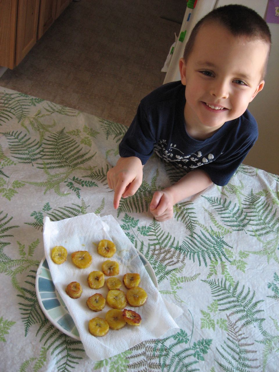 Anansi-inspired plantains