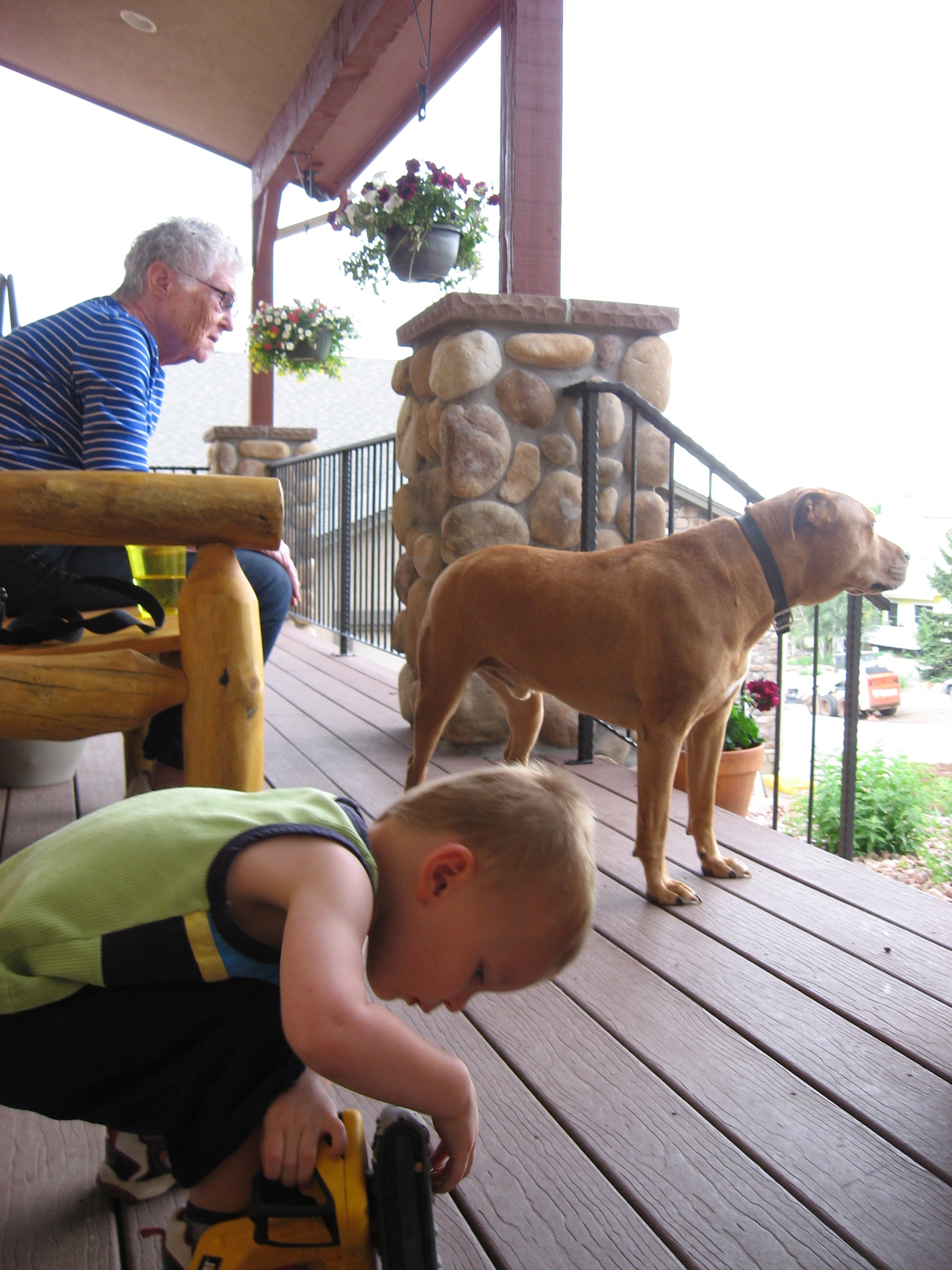 Hanging with Nana in the Springs