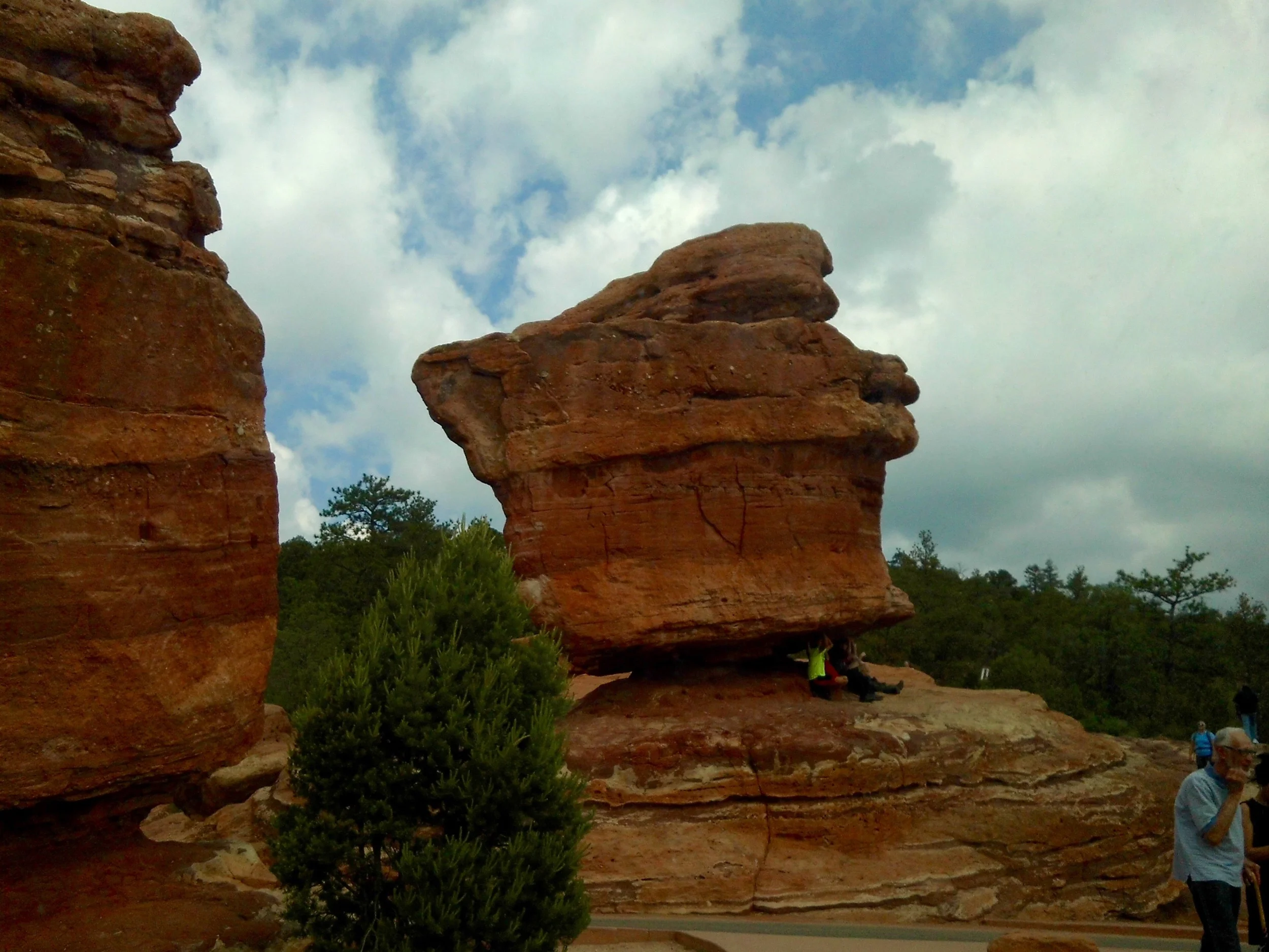 Holding Up Balanced Rock