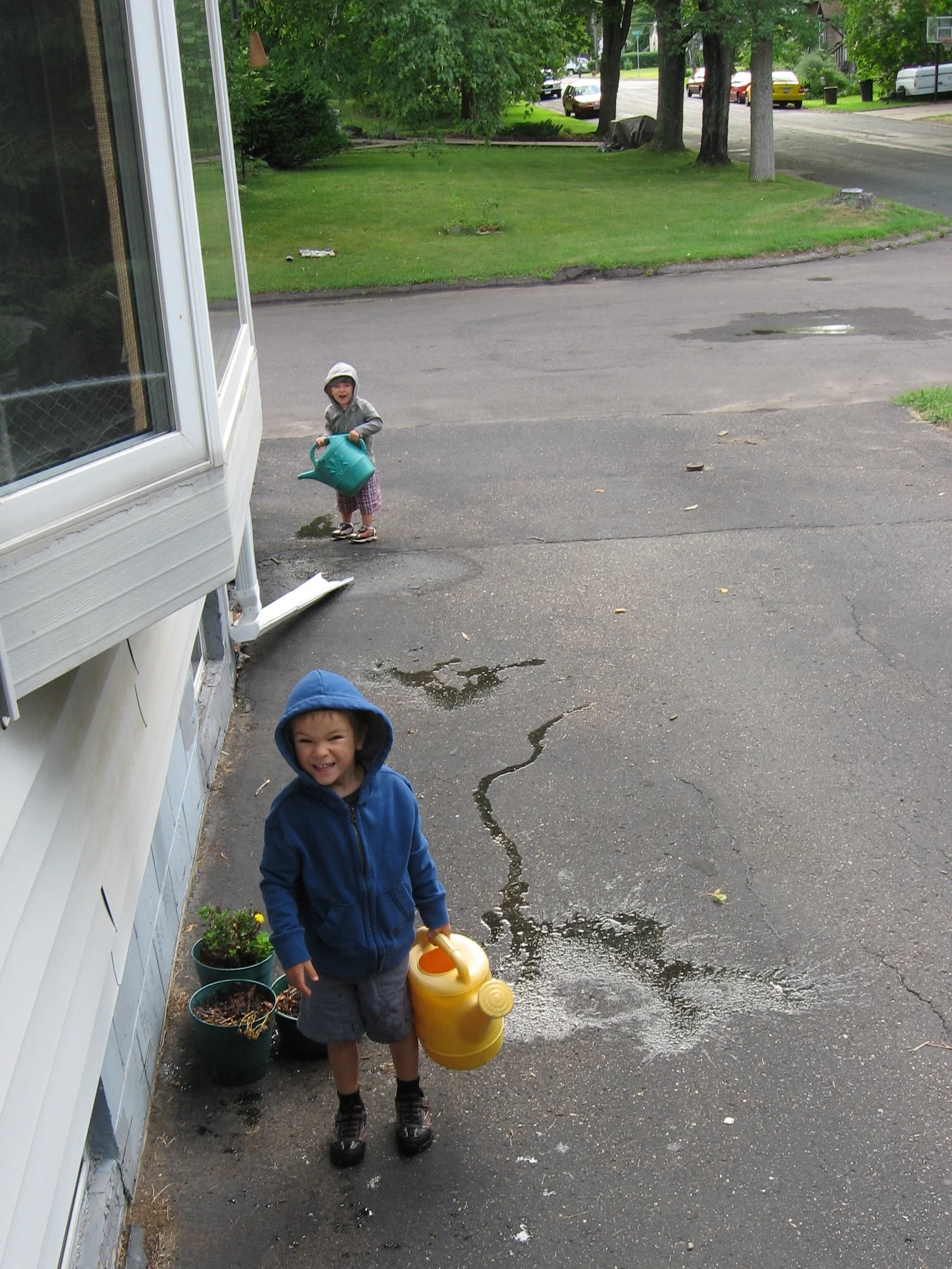 A cheerful chore!