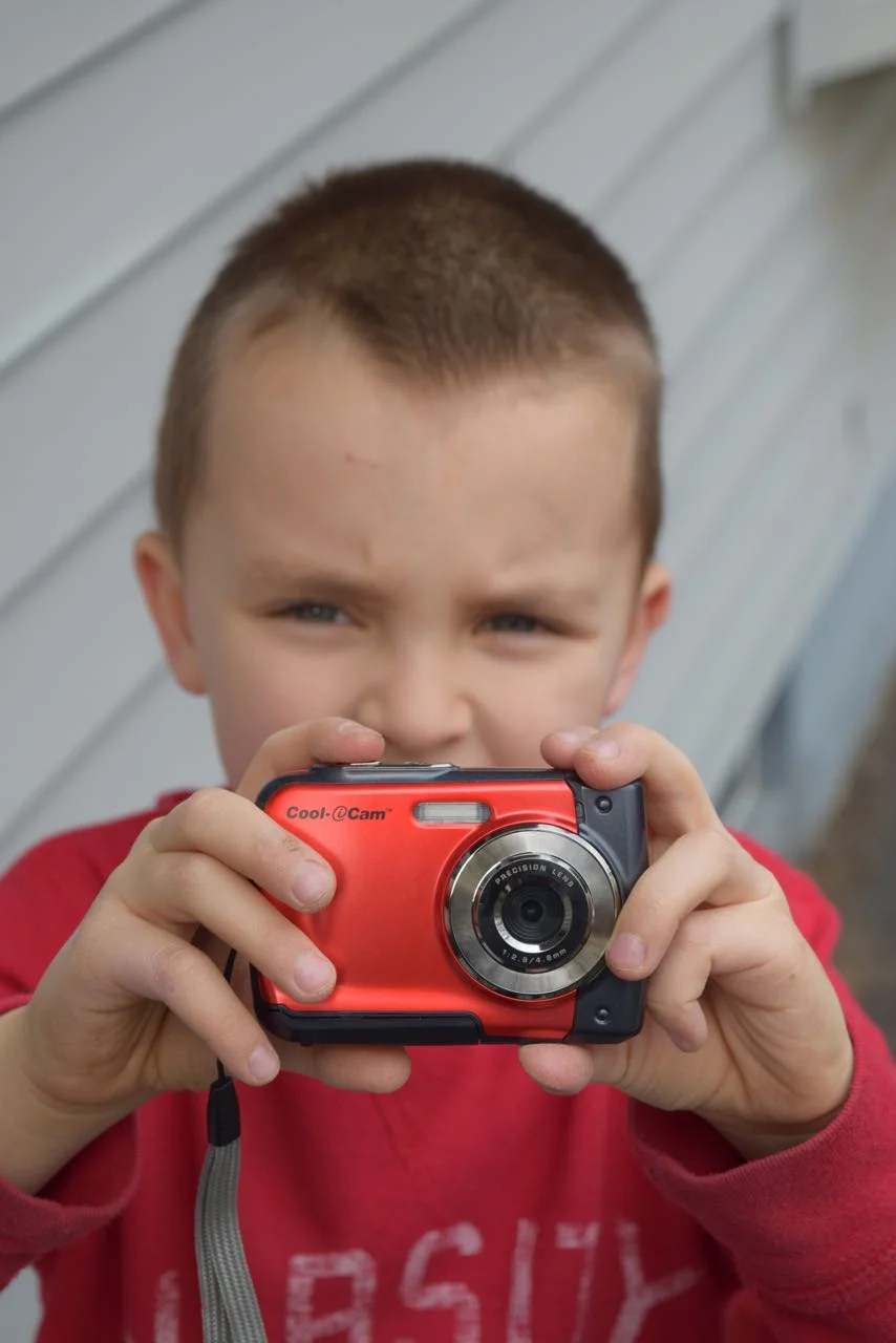 Yep, there's the budding photographer