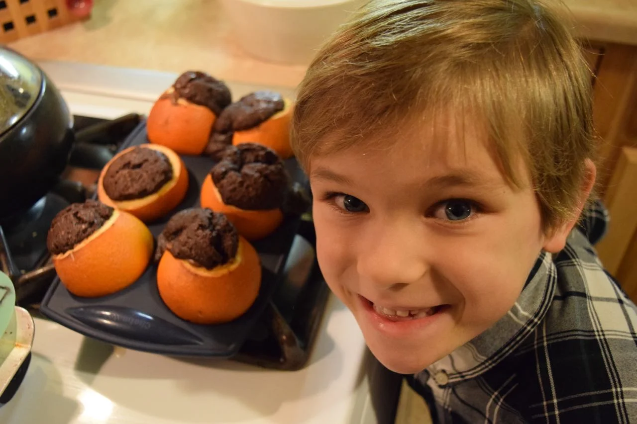 Orange brownies!