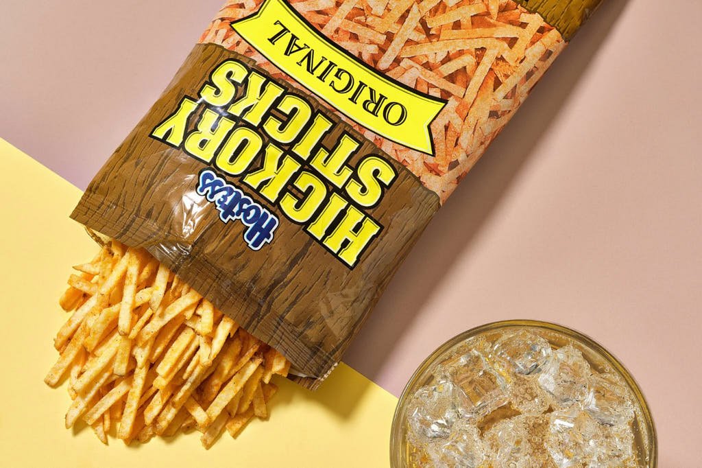 Hickory sticks and ginger ale, my mom's favourite