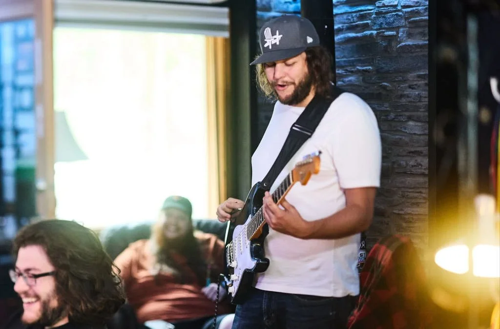 lifestyle-photography guitarist recording session.jpg