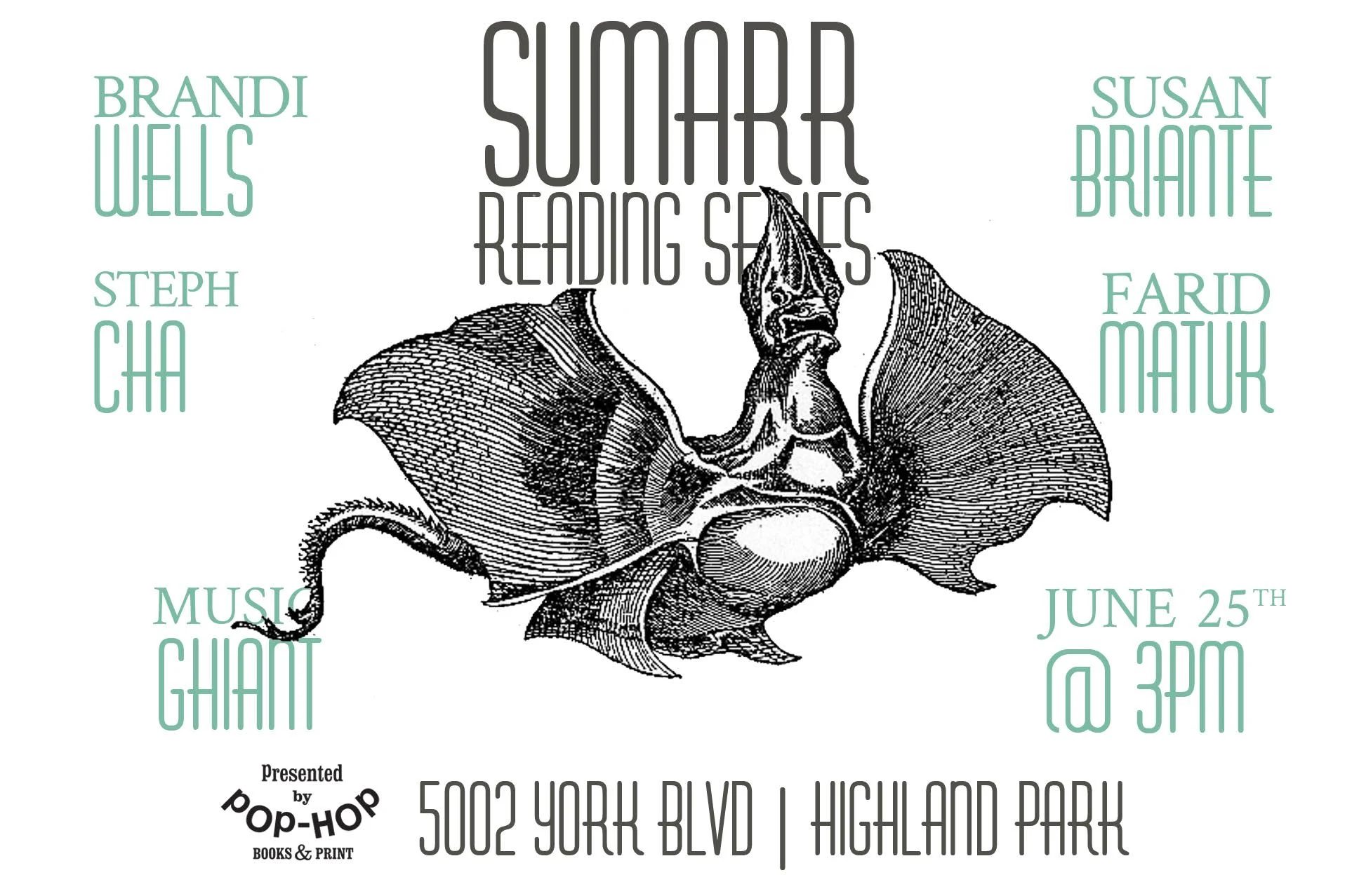 SUMARR: READING SERIES - 06/25/2017
