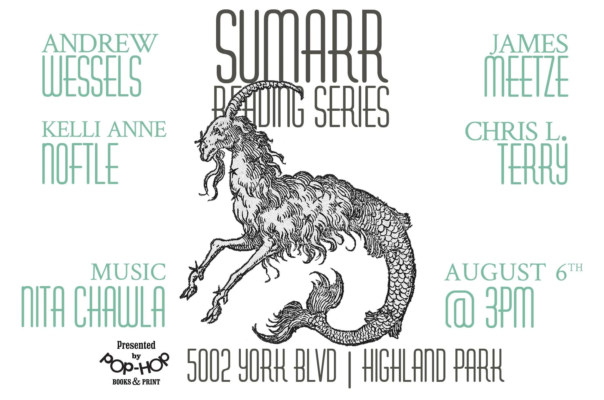 SUMARR: READING SERIES - 08/06/2017