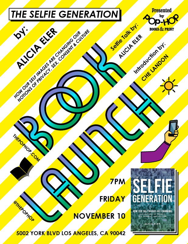 THE SELFIE GENERATION by ALICIA Book Launch The POP-HOP Books Print