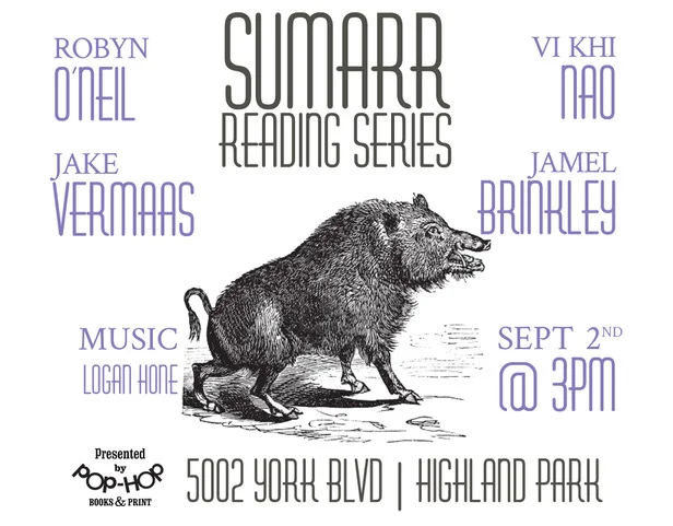 SUMARR IV - Reading Series - 09/02/18
