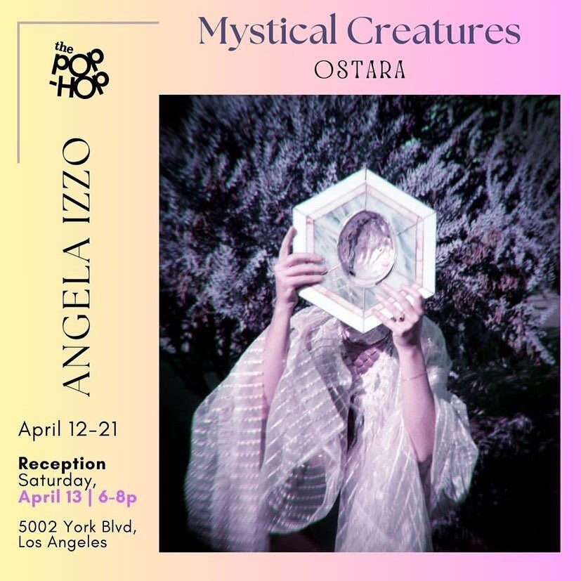 Announcing Mystical Creatures - OSTARA - a Solo Exhibition by @izzoimages 🦋💐✨

Join us for a captivating evening featuring original works, tarot readings, and projected visuals by artist Angela Izzo. Limited edition tarots, zines, and ritual candle