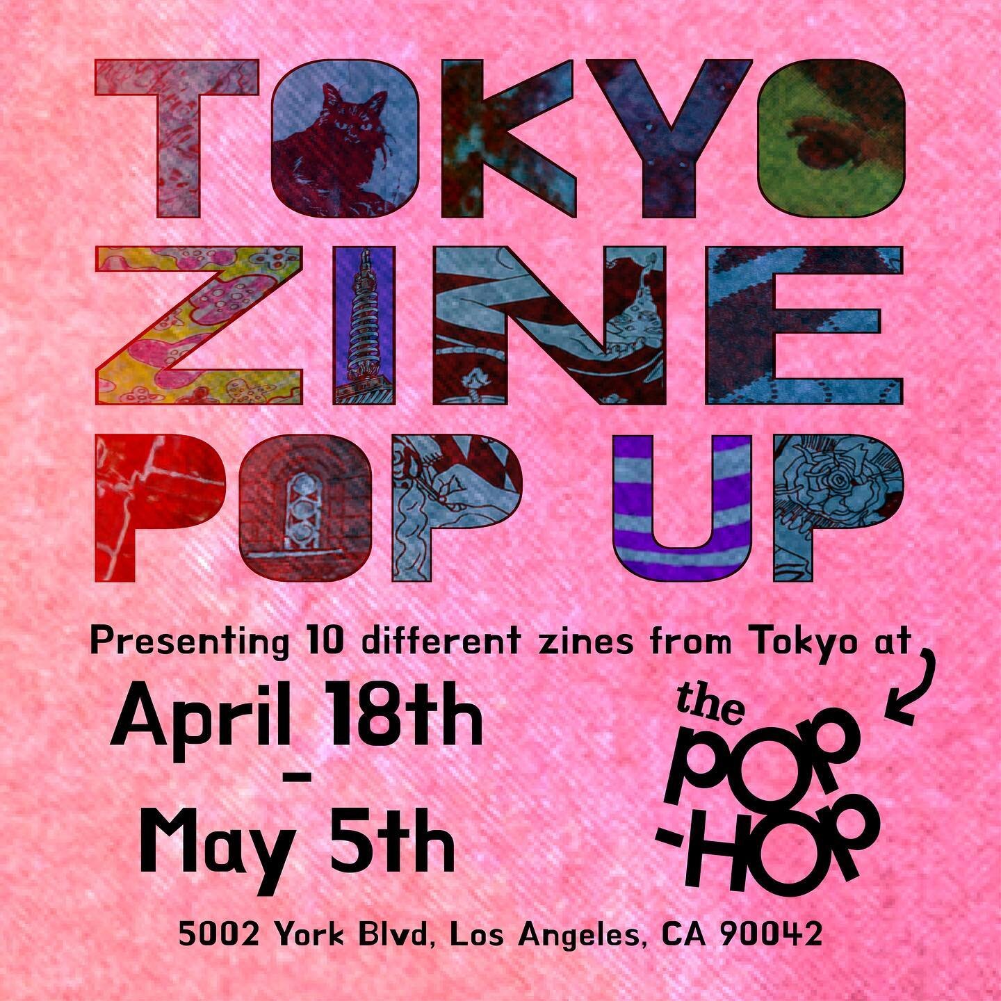 ZINES FROM TOKYO
POP-UP APR 18 &ndash;MAY 05
LINK IN BIO

The Pop-Hop is stoked to welcome TOKYO ZINE POP UP, a mini zine fest that brings Japanese zines abroad to your local gallery or indie bookshop! The Pop-Up will run for three weeks, and feature