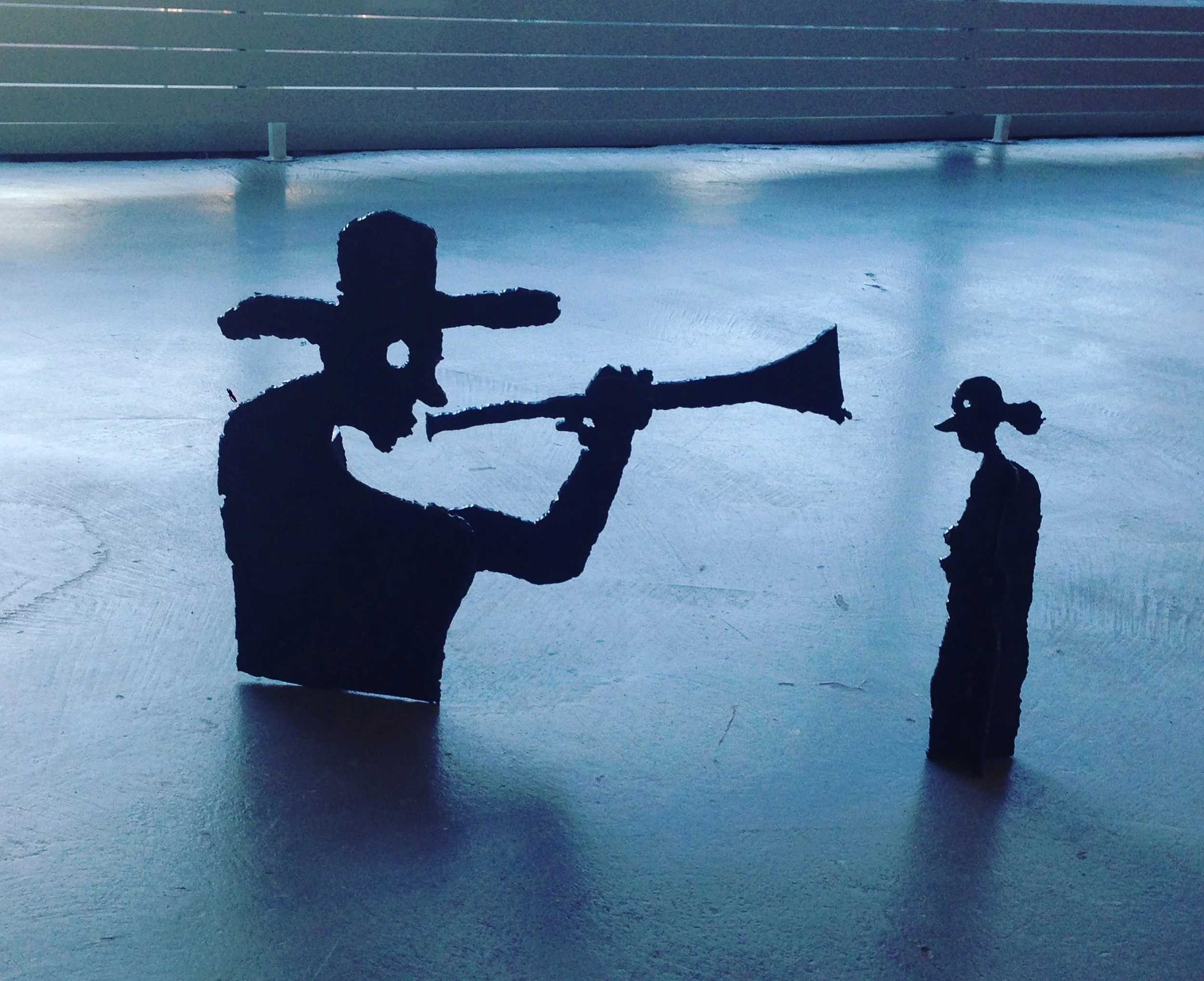 Bosuns Pipe Fishermans Wife Steel Sculpture History Whaling Nantucket Plasma Cutter