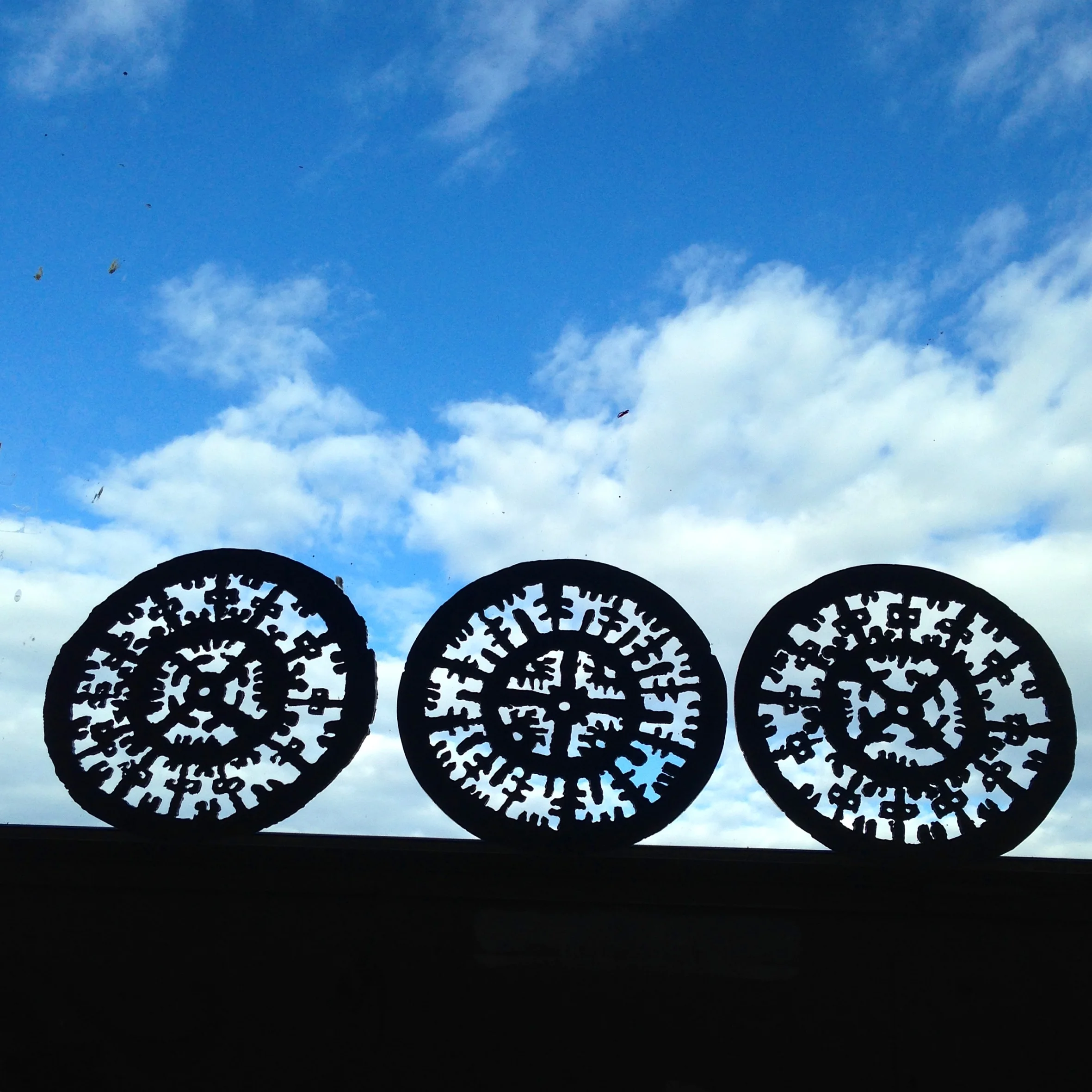 Halstatt Wheels Neolithic Prehistoric Steel Sculpture History Plasma Cutter