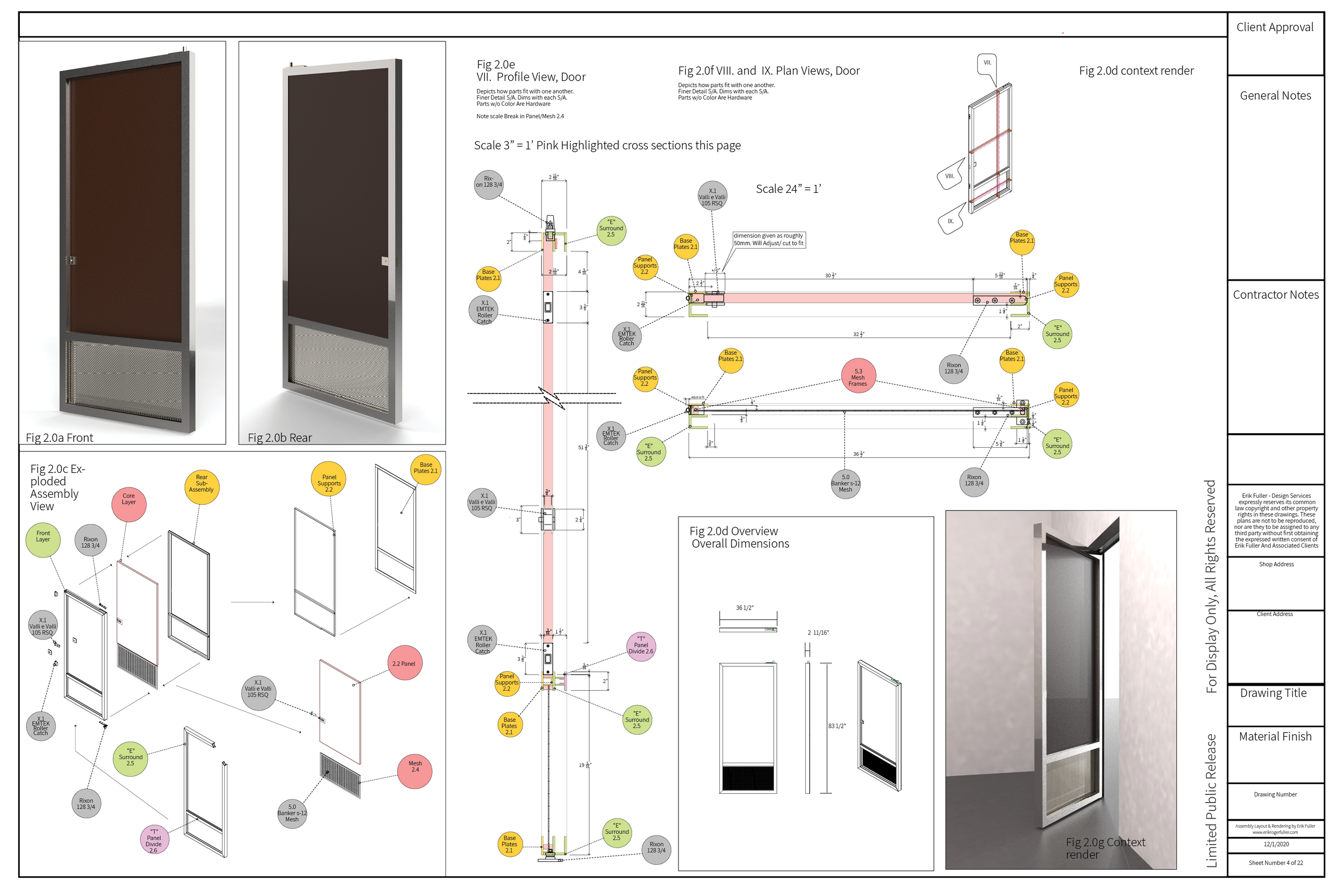 Full Page Cutaways of Door