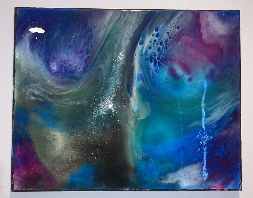  Resin on canvas 