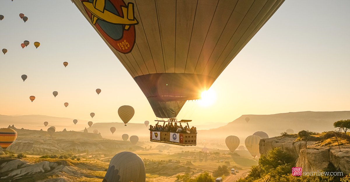 Hot Air Balloon over Cappadocia