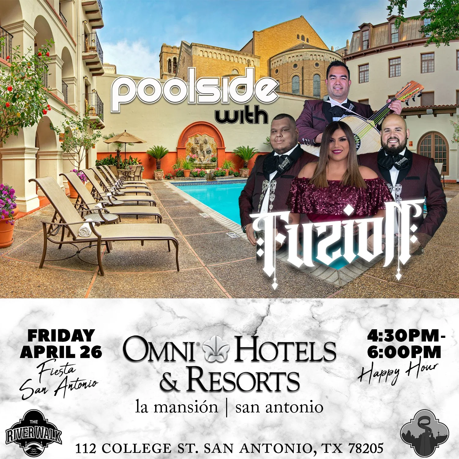 Omni La Mansion Poolside Happy Hour 