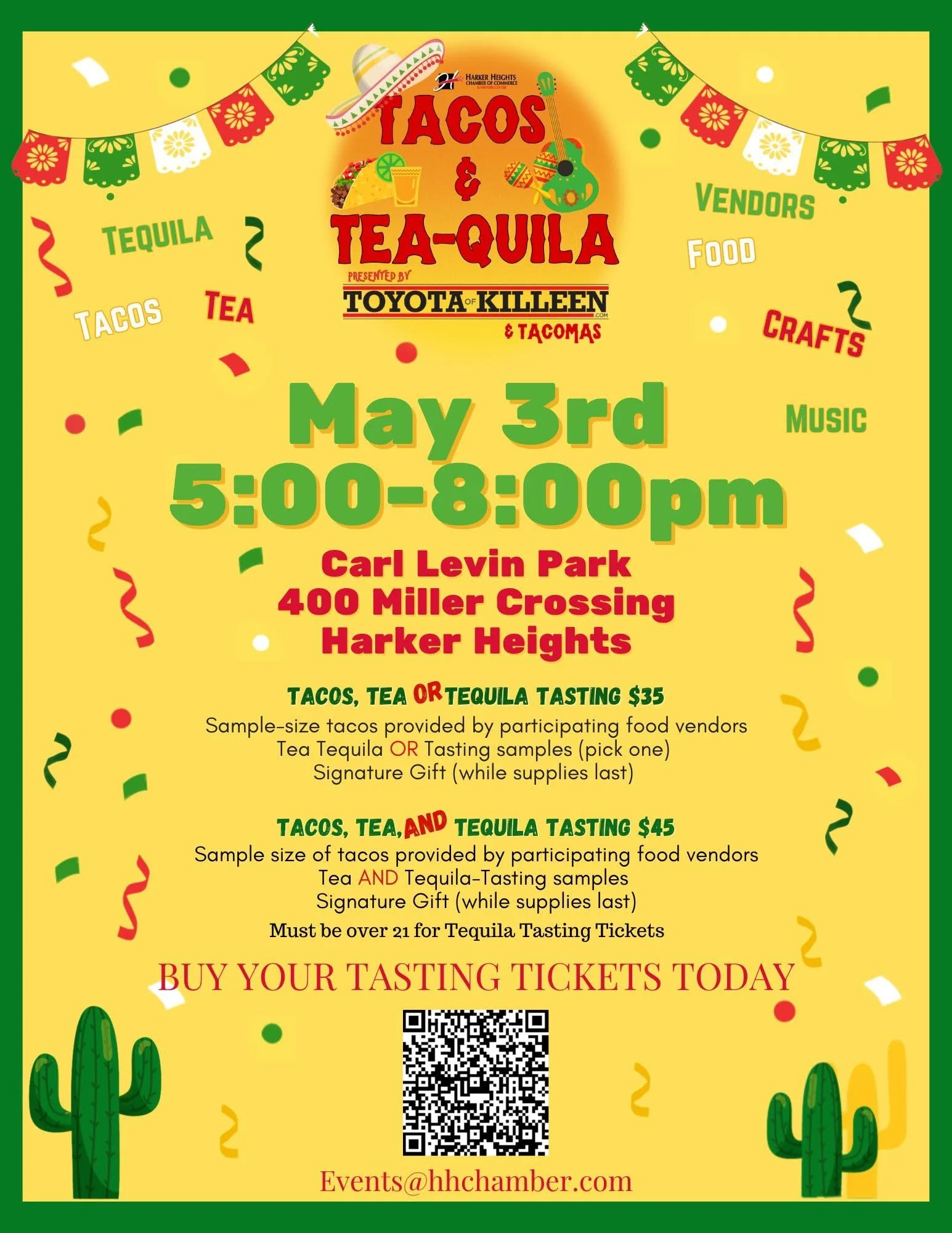 Tacos &amp; Tea-Quila Festival