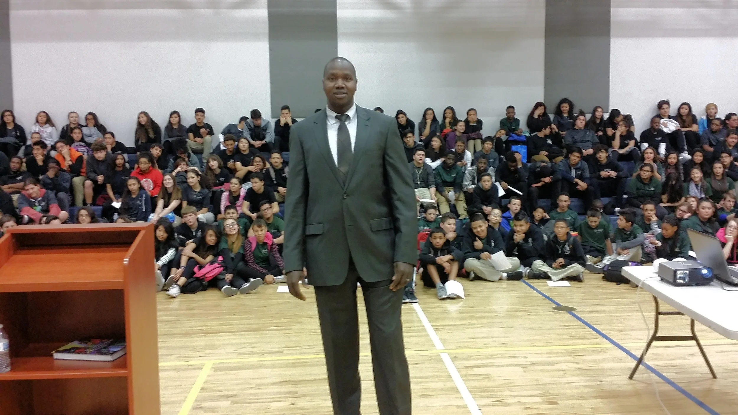 Biar speaking at Innovations International Charter School of Nevada - City Impact Center- Las Vegas. 12.17.15