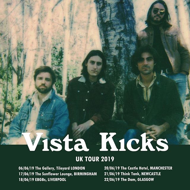 This week, starting today, Vista Kicks sets off on their U.K. headlining tour. See you tonight in #birmingham at @thesunflowerlounge 👍 for tickets 👉 VistaKicks.com