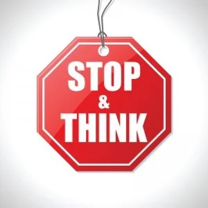 Stop and Think [The Flood, the bridge, the helicopter and a hat stand.]