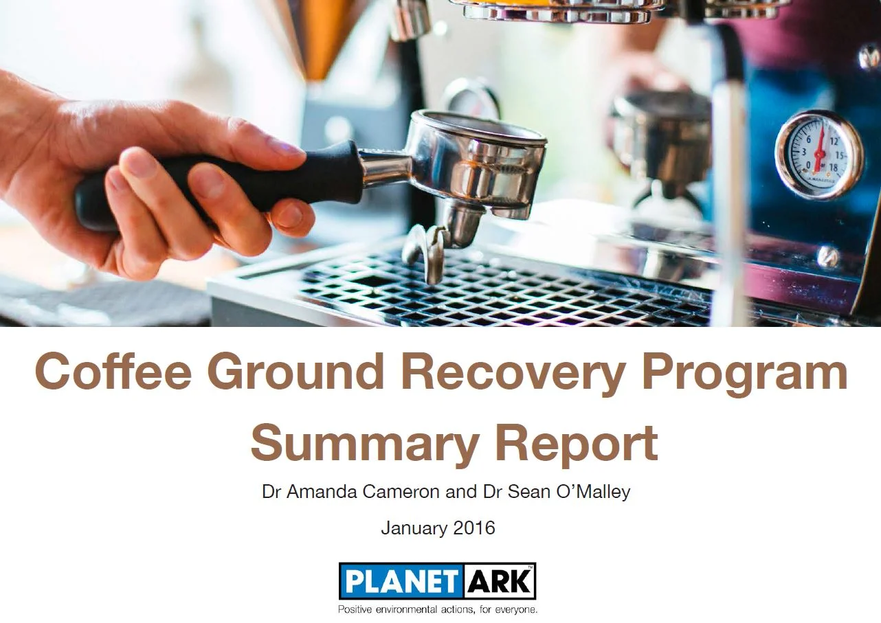 Coffee Ground Recovery Program Report