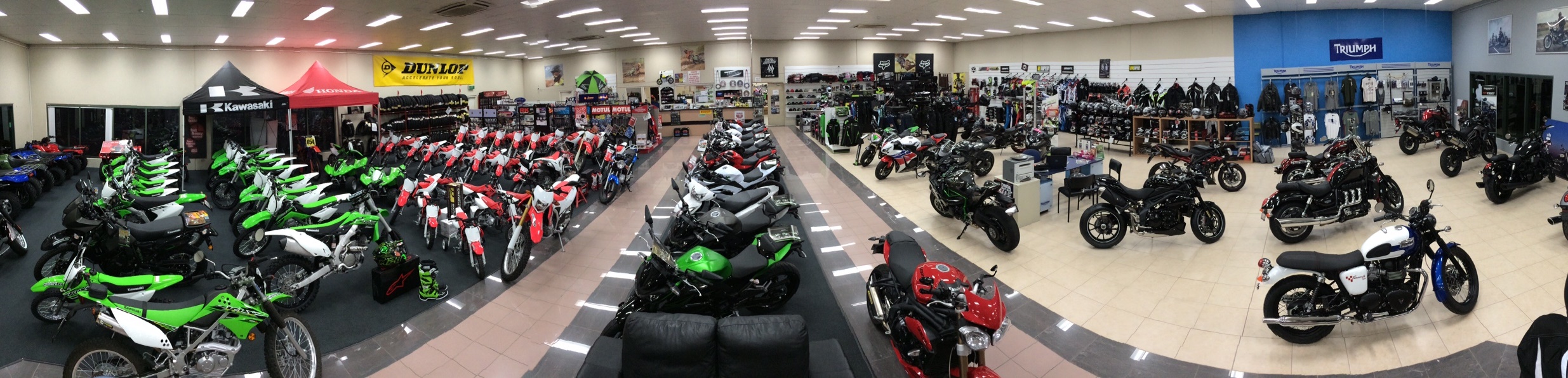 harbour city motorcycles - showroom