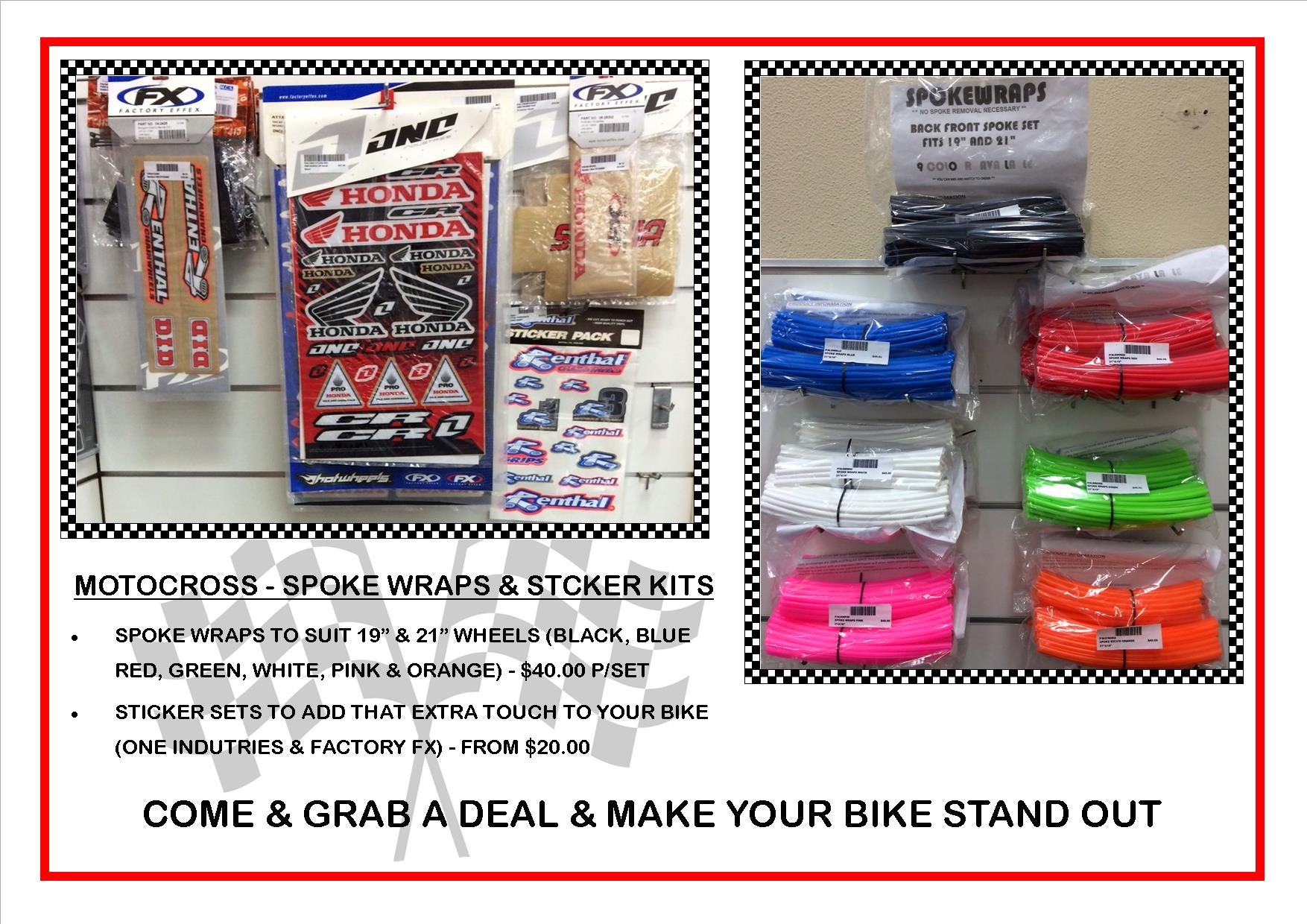 sticker kits & spoke wraps