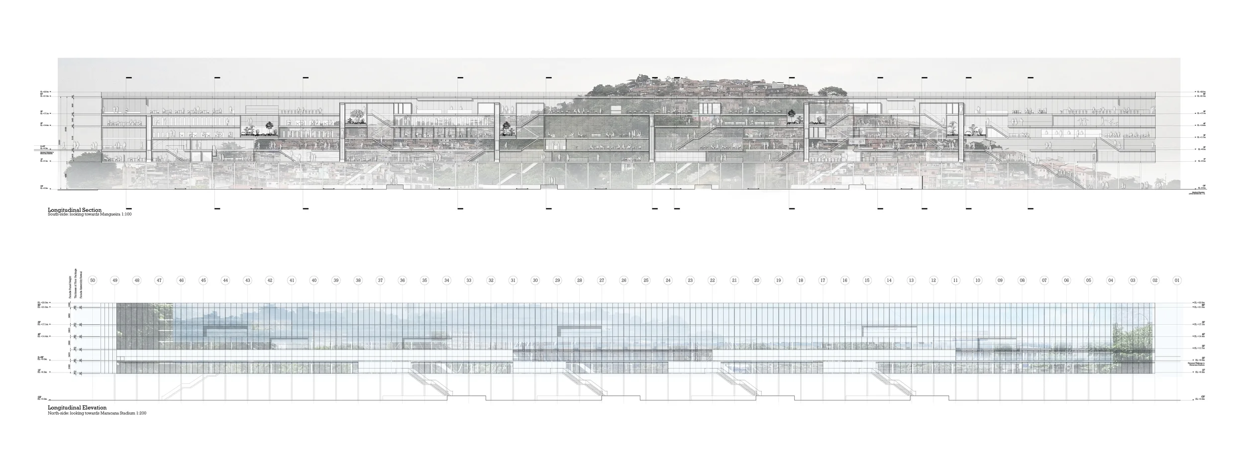 Rail Crossing Section & Elevation