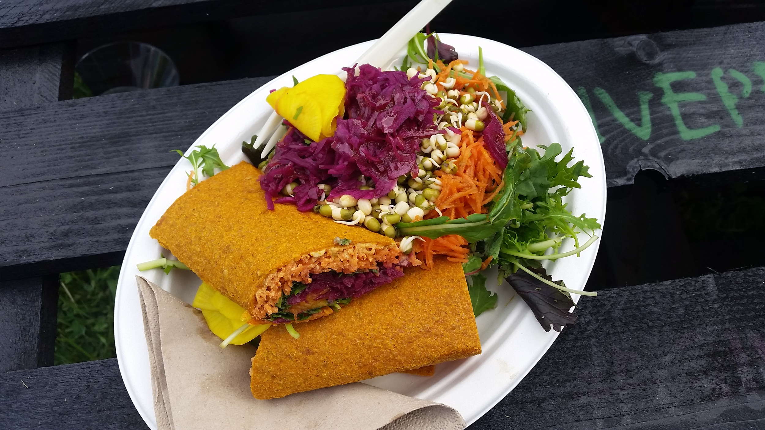 Raw food -a little detox was required after the night before!