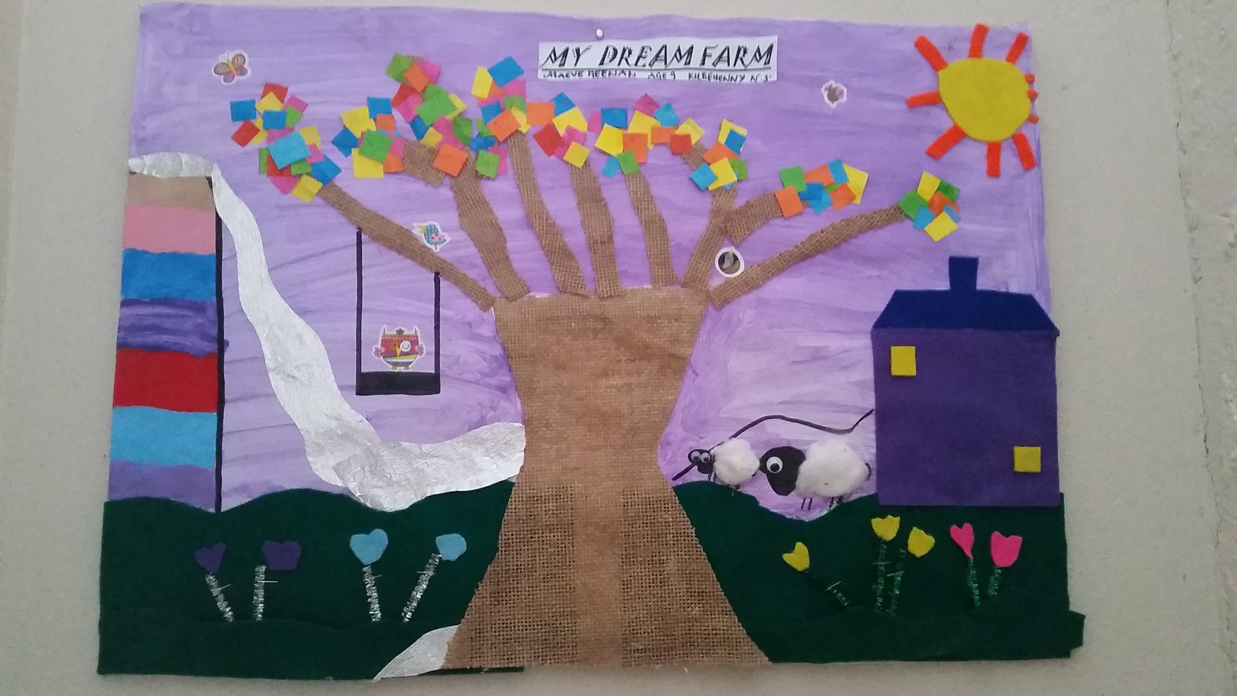 A competition for local kids provided some lovely art works in the loos!