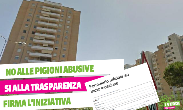 No alle pigioni abusive si alla trasparenza