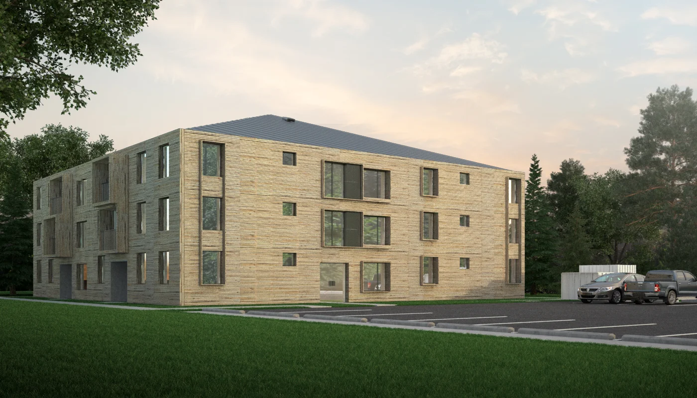 EXTERIOR MINTO STREET HOUSING