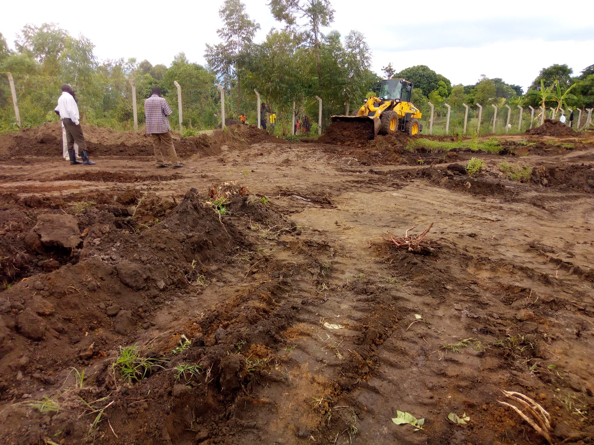 Clinic - Photo dated 25 April showing levelling of the land.jpg