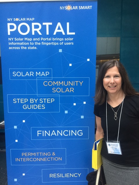 RSC Member Linda Mackay at the Solar Summit