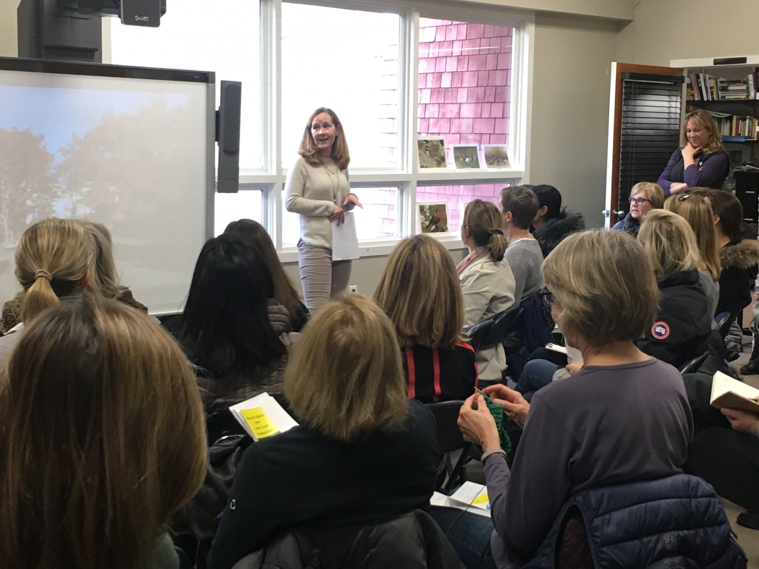 Rye resident Stephanie Spierings shared her experiences about going organic.
