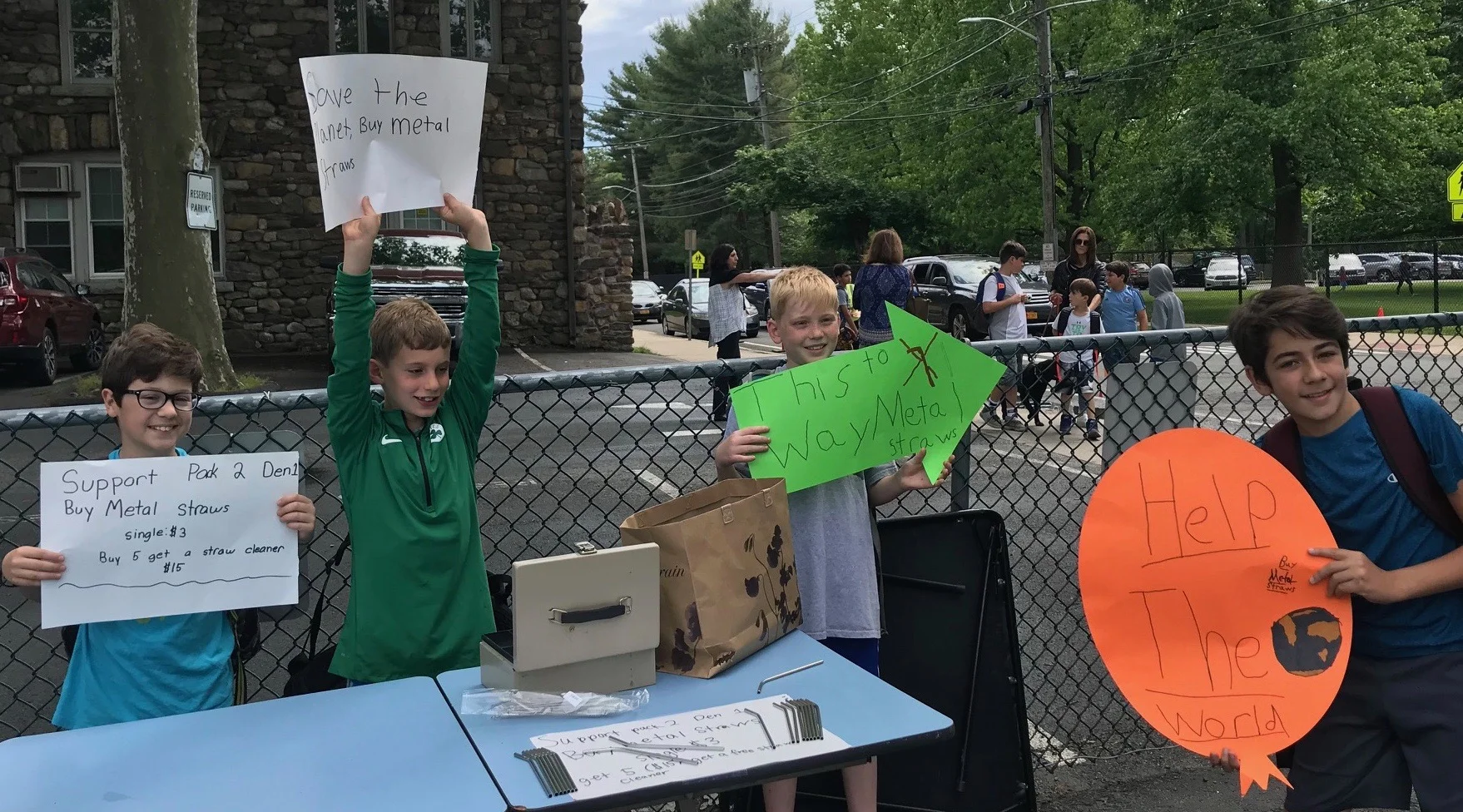 Rye Boy Scouts Project Aims to Reduce Plastic Straw Consumption