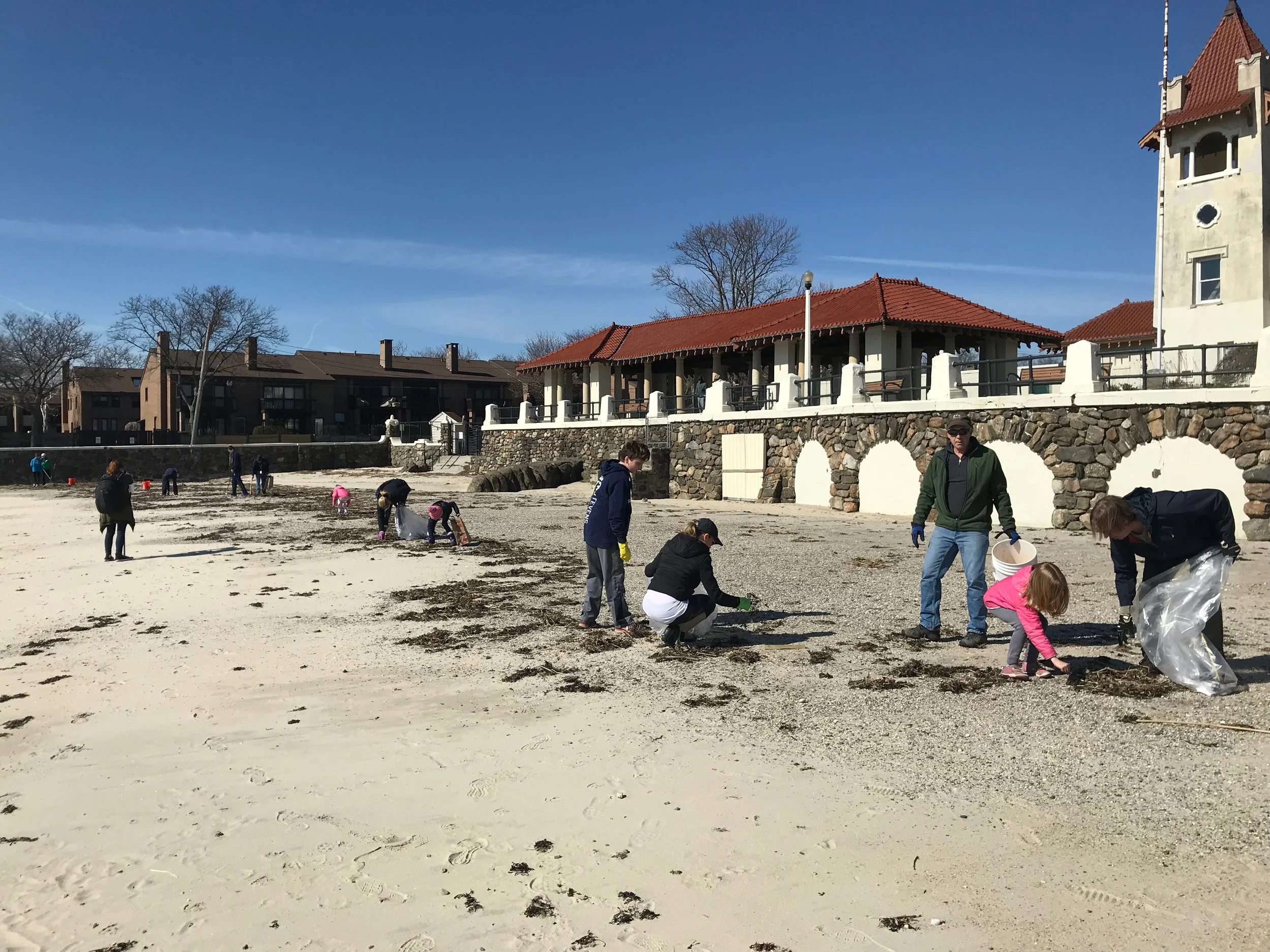 Participate in a beach cleanup. Most beach waste is plastic.
