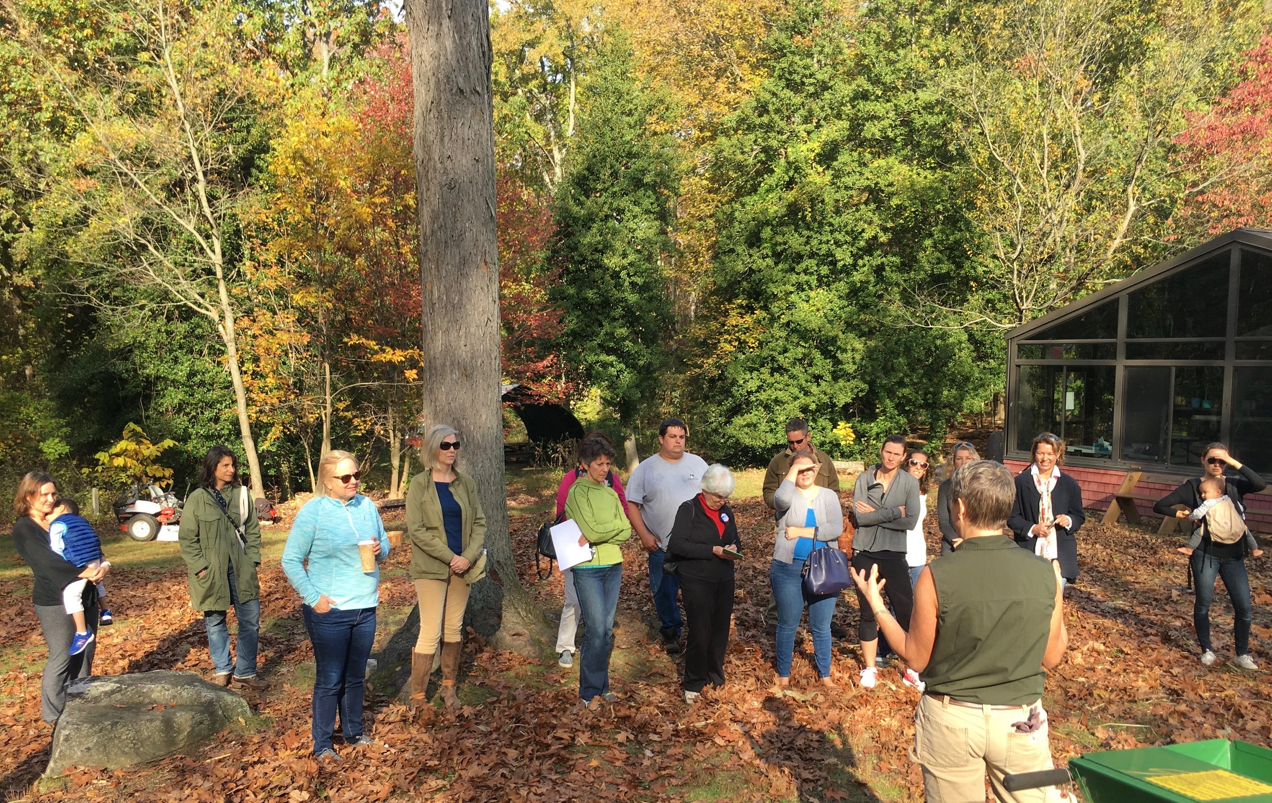 Leaf Mulching Demo at Rye Nature Center