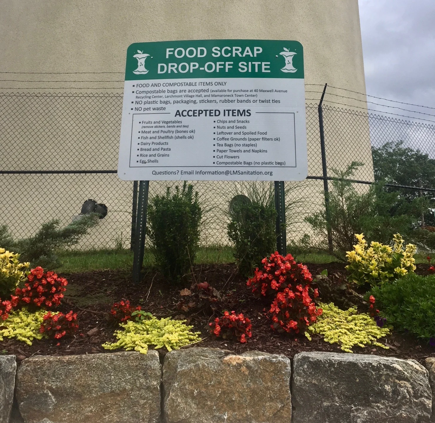 Town of Mamaroneck’s Food Scrap site