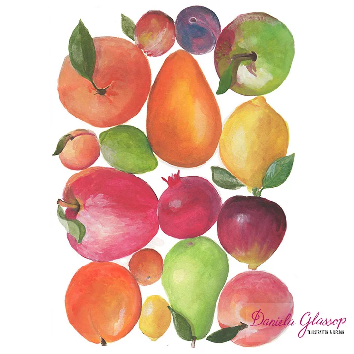 Fruit arranged with touching sides ©Daniela Glassop