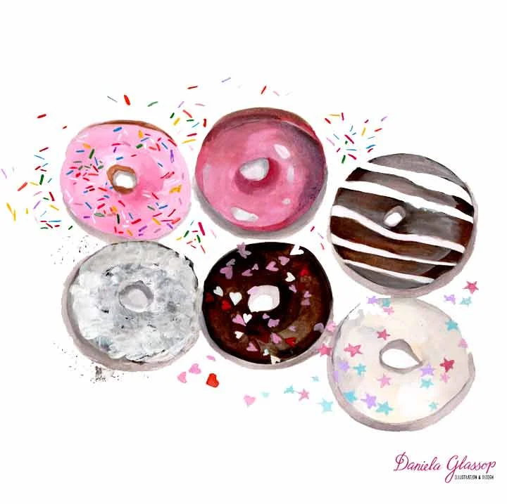 Decorated Donuts ©Daniela Glassop