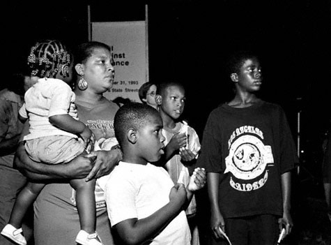 The power and promise of the vigil initiative reside, at this stage, not in our numbers but in the quality of attention—the wakefulness—we are helping each other to cultivate. This wakefulness is the opposite of the blindness—the condition of not seeing—that violence both demands and inflicts. Violence erases. It removes from the world. It renders invisible. We collaborate in the reign of violence, when we respond, as human beings tend to, by pushing the things we most fear the farthest from our sight. And we collaborate with violence, when we deny what we know, because to acknowledge it would be to open ourselves to the demand that we act to change the world... The violence that haunts our communities is an expression of powerlessness. Freedom is choice; it is alternatives; it is options. Violence is a narrowing of options to a single disastrous course. Imagine being so oppressed, having such a limited horizon, having so few options, that the only promise of power you could see in your life resided in a gun. Among the powerful, there is much talk these days about violence. There is not, however, a comparable eagerness to talk about power. We condemn individual acts of violence. At the same time, we call to account the public and private institutions that contribute to the conditions of powerlessness out of which these violent acts arise. Jamie Kalven February 6, 1994