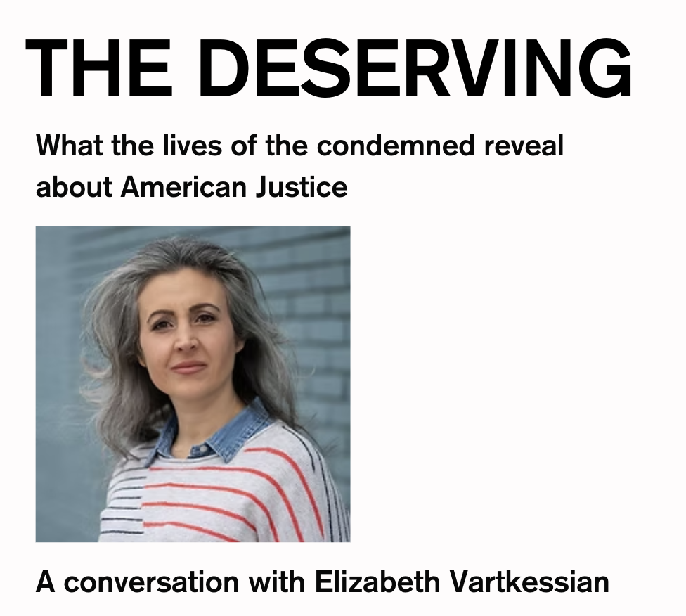Book Club Discussion with Author : The Deserving