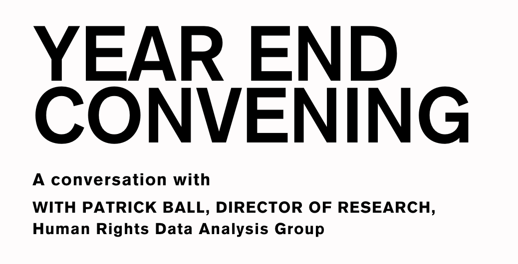 Invisible Institute 2026 Year End Convening