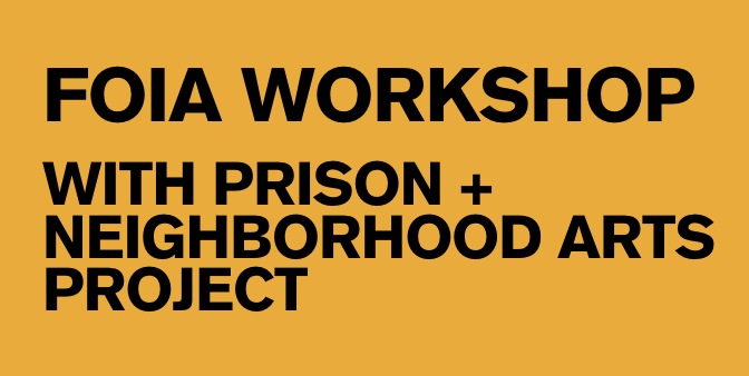 FOIA Workshop with PNAP