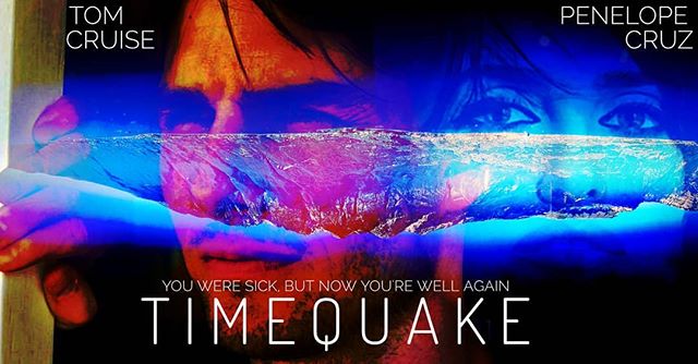 Imagined film poster for adaptation of Kurt Vonnegut's Timequake
