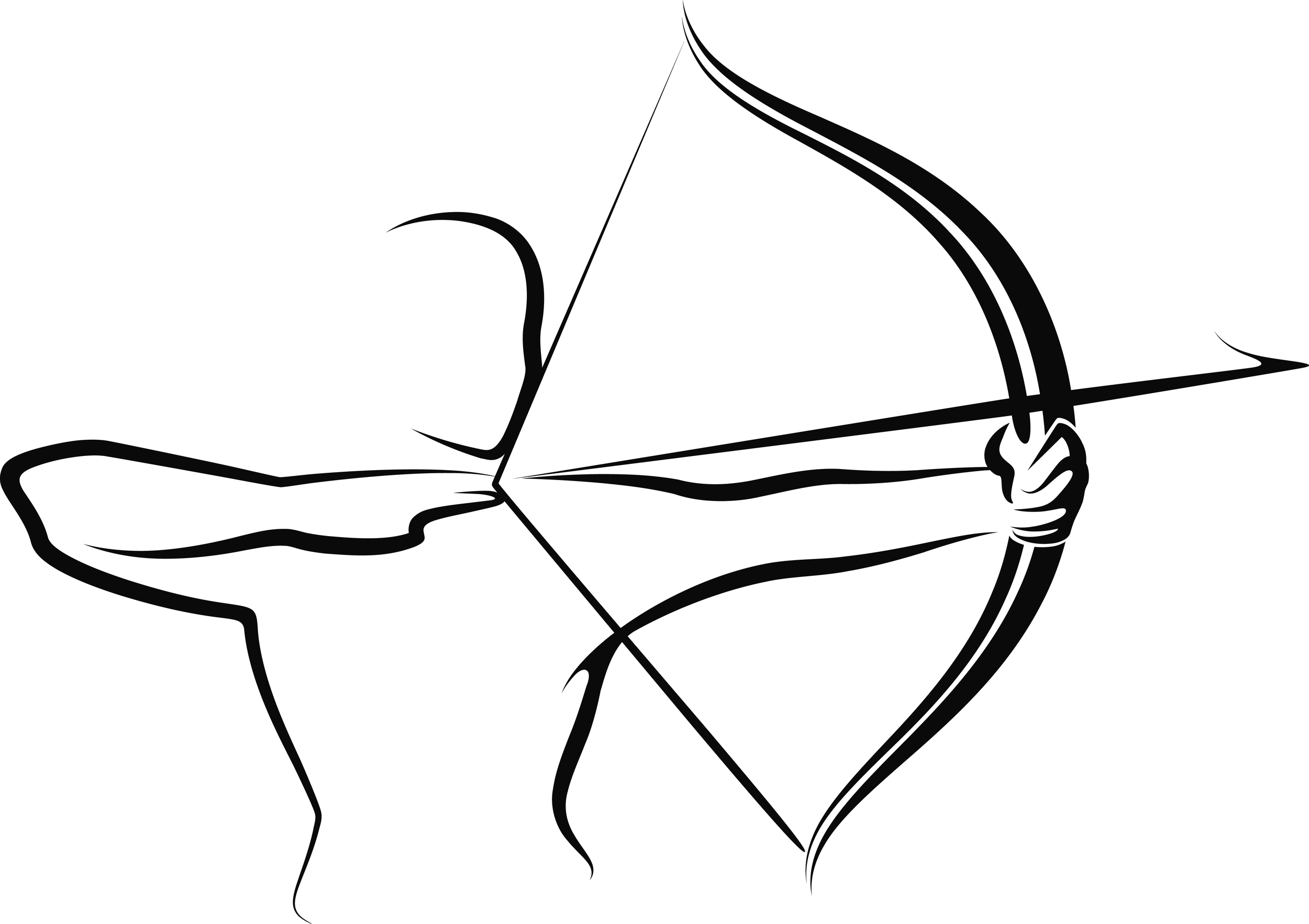 Тату стрелец для девушек на руке эскизы