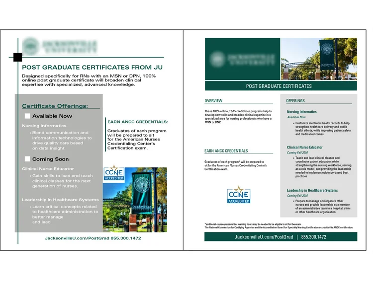 University Program Flyer