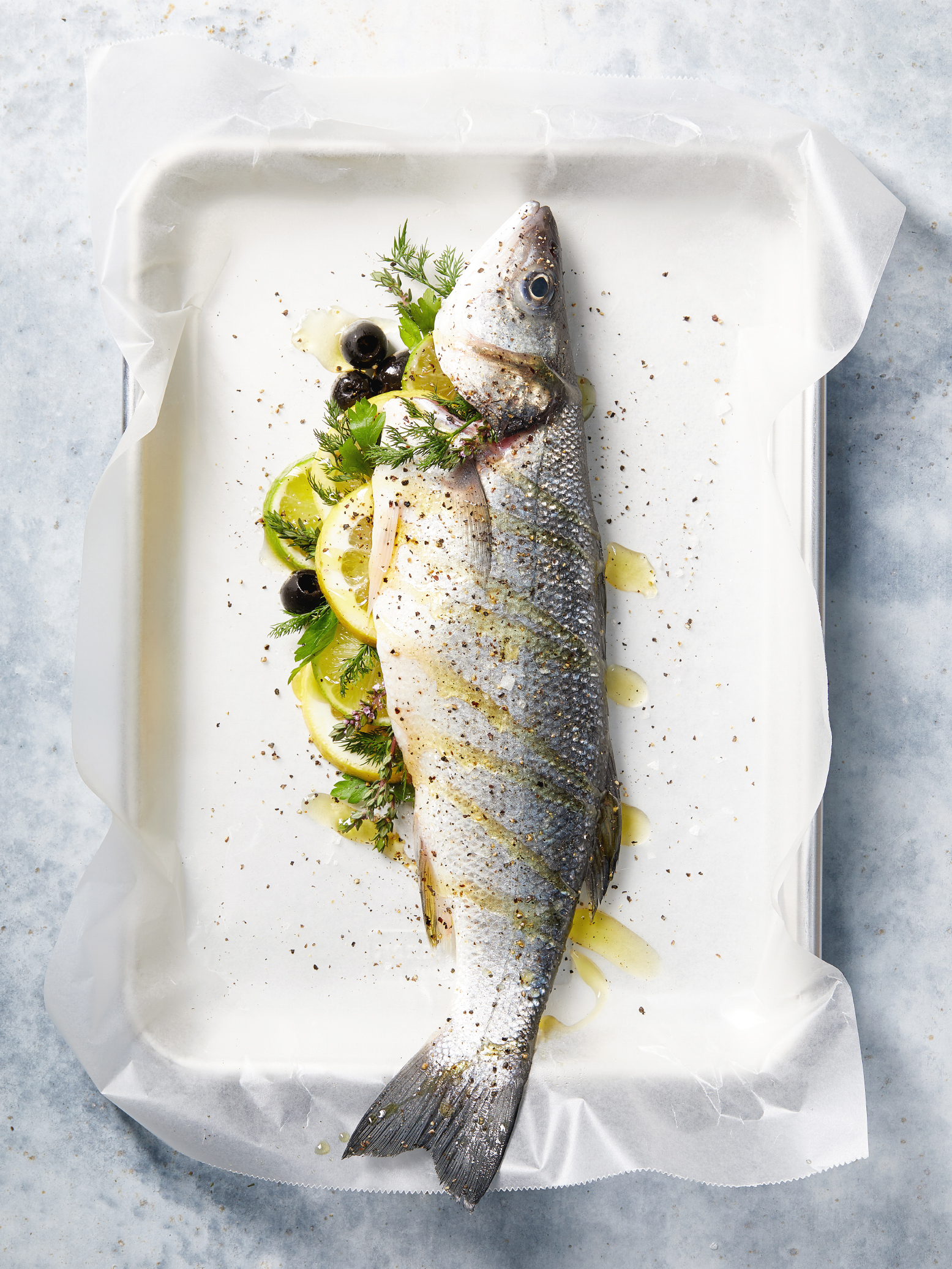 OVEN BAKED SEA BASS